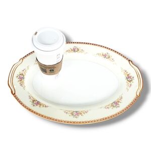 Noritake China 16 1/4” x 12 1/8” Serving Platter~ Occupied Japan~ Ransdell #3004